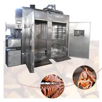 500 Kg Per Batch Bacon Rook Oven Worst Rokerij Vlees Rook Huis Vis Rookmachine