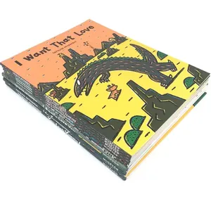 Libro educativo para niños, Impresión de pizarra con imagen de cuento, tapa dura, inglés, para colorear