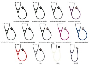 Estetoscopio de cardiología de doble cabezal, instrumento de diagnóstico médico acústico manual, diseño clásico, pieza de pecho de aluminio para adultos - Product Image 6