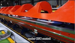 JINGGONG buon prezzo popolare ad alta efficienza industriale automatico lamina di metallo <span class=keywords><strong>pieghevole</strong></span> e macchina di taglio 8m per metallo Cnc - Product Image 2