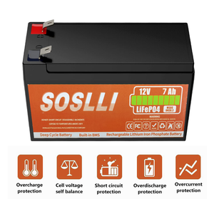 Bateria de Lítio Recarregável UPS LFP 12.8V 4Ah 7Ah 8Ah 9Ah 12Ah 20Ah Bateria de Fosfato de Ferro de Lítio LiFePO4 12V para Ferramentas Elétricas - Product Image 4