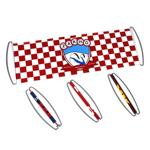 China Fábrica Personalizado Puxar Hand Held Scrolling Bandeira para Promoção Cheering Banner - Product Image 5