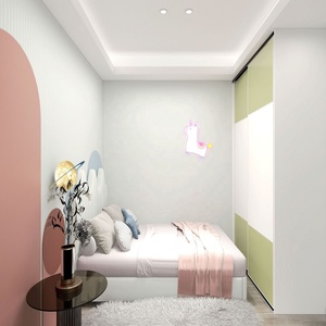 Meubles de chambre d'enfant garde-robe en bois et lits muraux dissimulés pour bébé vente populaire - Product Image 6