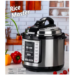 Portable 3L Electric Pressure Cooker Multi Purpose Smart Cooking Appliance with LED Display for Home Kitchen Rice Cookers - Product Image 5