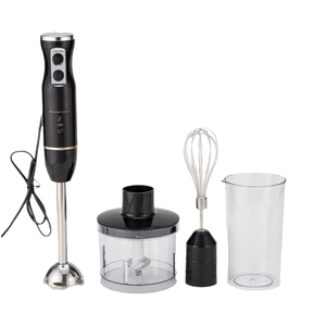 Juego de Licuadora Eléctrica 4 en 1, 4 Cuchillas Plateadas, Alta Velocidad, Multifunción, Uso Comercial y Doméstico, Procesador de Alimentos de Acero Inoxidable - Product Image 1