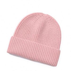 Bonnets unis pour femmes, broderie 3D personnalisée, bonnets tricotés chauds automne/hiver, bonnets décontractés pour filles, bonnets d'hiver vierges - Product Image 2