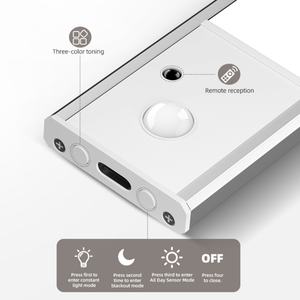 Lampe de nuit LED sans fil magnétique pour armoire, rechargeable par USB, avec détecteur de mouvement, pour cuisine et placard - Product Image 4