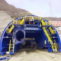 Nouvel arrivage Chariot de coffrage en acier pour tunnels Autoroute Équipement de coulée de béton détachable Machines de construction réutilisables