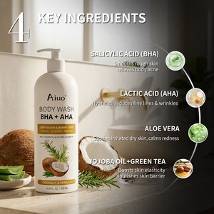 <span class=keywords><strong>Gel</strong></span> de Ducha con Ácido Salicílico y Logotipo Personalizado, con <span class=keywords><strong>Aloe</strong></span> <span class=keywords><strong>Vera</strong></span> y Aceite de Jojoba para Calmar la Piel Irritada - Product Image 2
