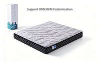 Matelas hybride en tissu à ressorts ensachés et mousse à mémoire de forme gel, confort massant, pour lits simples, doubles, king et queen size, idéal pour hôtels