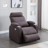 Fauteuil de barbier inclinable SHILU avec dossier réglable, siège de salon pour barbier professionnel et soins masculins
