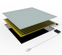 Radiateur infrarouge électrique avec panneau chauffant, appareil de chauffage à infrarouge, pour la maison et le bureau