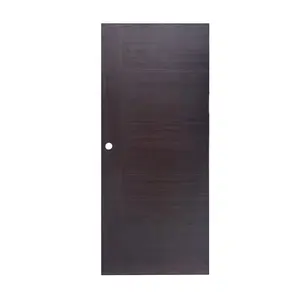 Sola puerta rasante interior de madera de la base sólida de la chapa de madera simple para el dormitorio