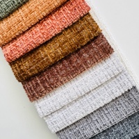 Tissu d'ameublement en chenille texturée 100% polyester, résistant à l'abrasion, pour canapé, coussin, chaise, décoration de meubles de maison