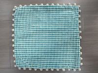 Housses de coussin texturées en graines de maïs en stock, 250 GSM, 100 % polyester, 6 couleurs, tailles 12*20 pouces et 18*18 pouces