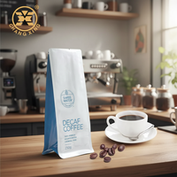 Sacs à café personnalisés avec logo imprimé, 500g, 1kg, 2kg, 5kg, avec valve, fond carré, pochettes d'emballage pour grains de café, sacs d'emballage pour café