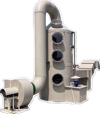Китай, под заказ, полипропиленовая кислотная газовая мойка, скребок для выхлопных газов, для гальванического завода