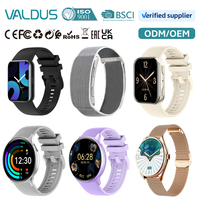 VALDUS ODM/OEM Reloj Inteligente con Monitor de Ritmo Cardíaco y ECG, Bajo MOQ, Logotipo Personalizado, Marca Privada, Pulseras Inteligentes 2026