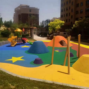 Miette en caoutchouc de granules d'EPDM recyclés non toxiques pour le plancher de terrain de jeu de plancher et le plancher de gymnase - Product Image 1