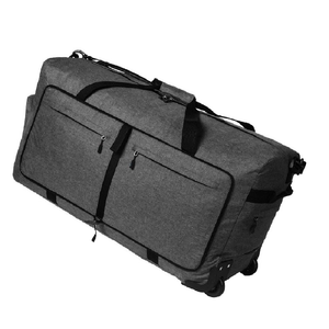 Bolsa de lona con ruedas personalizada Equipaje-100L Bolsa de lona con ruedas grande Bolsa de lona plegable de <span class=keywords><strong>30</strong></span> pulgadas para viajes - Product Image 1