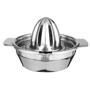 Exprimidor de cítricos con bandeja recolectora, exprimidor manual de acero inoxidable para cítricos - Product Image 1