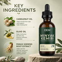 Minyak Esensial Pelembap Anti-Rambut Rontok yang Diperkaya Ginseng Alami dan Ekstrak Minyak Lada untuk Bayi, Dewasa, dan Semua Jenis Rambut