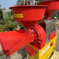 Husker et fraiseuse de riz électrique automatique décortiqueuse de grain intelligente à usage domestique avec moteur prix d'usine