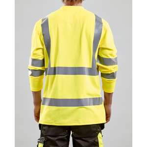 BLAKLADER-Camiseta de manga larga 338110703300M Hi-Vis UV Amarillo-EAN 7330509369104 ROPA DE TRABAJO DE LA 2017 - Product Image 4