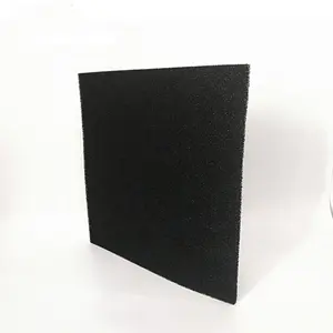 Black Activated Carbon Foam Filter Sponge For Air Conditioner Filter for air filter