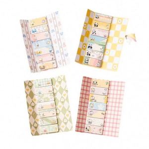 High Quality Ins Style Cute Pet Adhesive Sticky Notes Index Tabs Cartoon <b>Bookmark</b> Essential for School Season Memo Pads - Product Image 1