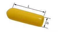 Embout de protection coloré en caoutchouc PVC souple, anti-poussière, étanche et à rainures, pour câbles et raccords de tuyauterie, taille personnalisable