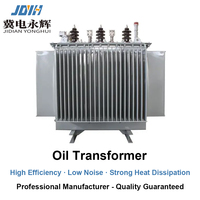 Transformateurs de distribution immergés dans l'huile YongHui triphasés 11/0.415 kV 100/200 kVA MT&HT, bobinage à trois couches 30-50 kVA haute performance