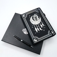 Coffret Cadeau Premium de Carnet de Notes A5 ligné non relié sur le thème des Cartes de Tarot, avec Logo Personnalisé, Fournitures de Papeterie pour Journal Intime