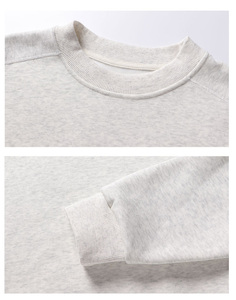<span class=keywords><strong>Top</strong></span> Corto a <span class=keywords><strong>Maniche</strong></span> <span class=keywords><strong>Lunghe</strong></span> in Cotone per Donna, Felpa in Cotone e Poliestere, Pullover Oversize con Collo Tondo - Product Image 6