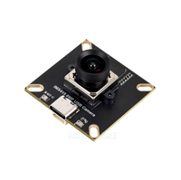 Module de caméra USB 8MP avec capteur d'image IMX415, interface USB 2.0, microphones doubles intégrés 93.5 °   Grand angle