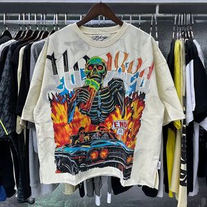 Nouveau <span class=keywords><strong>T</strong></span>-<span class=keywords><strong>shirt</strong></span> BKYS à manches courtes unisexe, style <span class=keywords><strong>vintage</strong></span> américain, imprimé crâne et clown, coupe ample, collection 2026 - Product Image 5