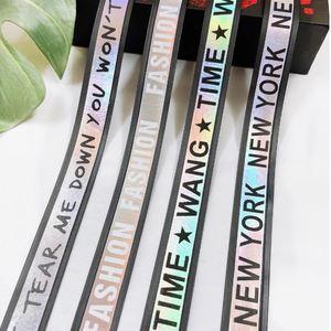 Custom Pvc Coated Safety Harness Nylon <b>Webbing</b> Strap Tape Reflective Stretch Strip Sew-on Trim <b>Webbing</b> - Product Image 1