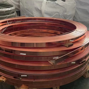 50 мм * 6 мм, 40 мм * 4 мм, покрытый медью, стальной плоский стержень заземления, медная лента, медная лента, луженая медная полоса, шина, - Product Image 1