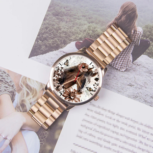 ใหม่นาฬิกาควอตซ์ผู้ชายพิเศษนาฬิกาข้อมือของขวัญสำหรับผู้ชายลายม้าของขวัญวันพ่อเครื่องประดับสไตล์เรียบง่าย - Product Image 4