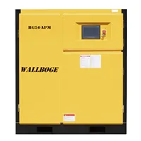 Kompresor Udara Sekrup Rotary Inverter Magnet Permanen 8 Bar 50 HP Sistem Injeksi Oli Bersertifikat CE Pendingin Udara Bantalan Berpendingin AC