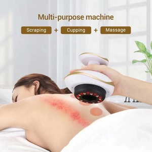 Rechargeable Anti-Cellulite Gua Sha Tool Professional Lymphatic Drainage <b>Massager</b> Vacuum Cupping Device with Heat - Product Image 2