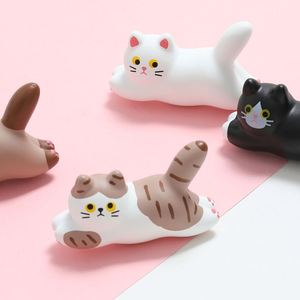 Aimant de réfrigérateur chat mignon, aimant créatif en résine, accessoires décoratifs DIY stéréo, grand autocollant magnétique chat - Product Image 2