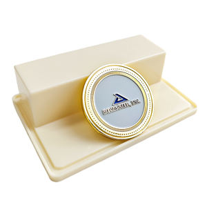 Pièces commémoratives 3D de style moderne et traditionnel, économiques, vierges, en métal plaqué, avec procédé d'impression UV - Product Image 4