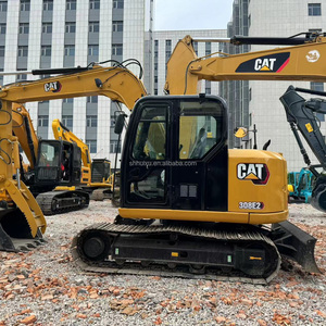 Excavatrice d'occasion Cat 308E2, mini-excavatrice hydraulique sur chenilles Cat 308E2 CR de 8 tonnes, bon état, faible nombre d'heures, machine de chantier - Product Image 6