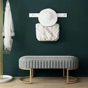 Muebles de Salón Dorados, Silla de Espera para Salón de Belleza y Barbería, Sofá de Espera de Alta Calidad - Product Image 3