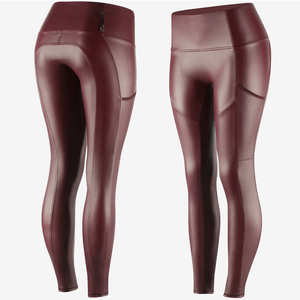 Shinshemax — collants en cuir PU pour femmes, avec poche pour téléphone, nouvelle collection - Product Image 6