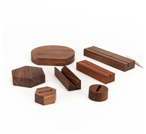 ผู้ผลิตชิ้นส่วนไม้แบล็ควอลนัท OEM ด้วยเครื่อง CNC ออกแบบตามสั่ง ลายไม้สวยงาม ความแม่นยำสูง ผลิตต้นแบบและผลิตจำนวนมาก - Product Image 6