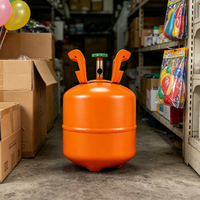Tanque de Aire para Globos de 7L con Válvula de Seguridad, para Globos de Látex y de Aluminio, Infla 30 Globos de Látex de 9 Pulgadas