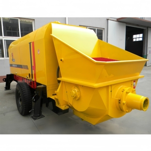 Pompe à béton stationnaire JIUHE DHBT60S-16-145 60m³/h, pompe à béton sur remorque à moteur diesel pour les projets de fondations de bâtiments - Product Image 2