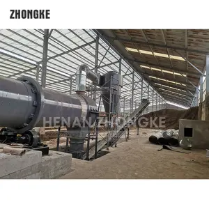 Clay Soil Rotary Drying Drum Dryer And Citrus Peel Rotary Drying Line